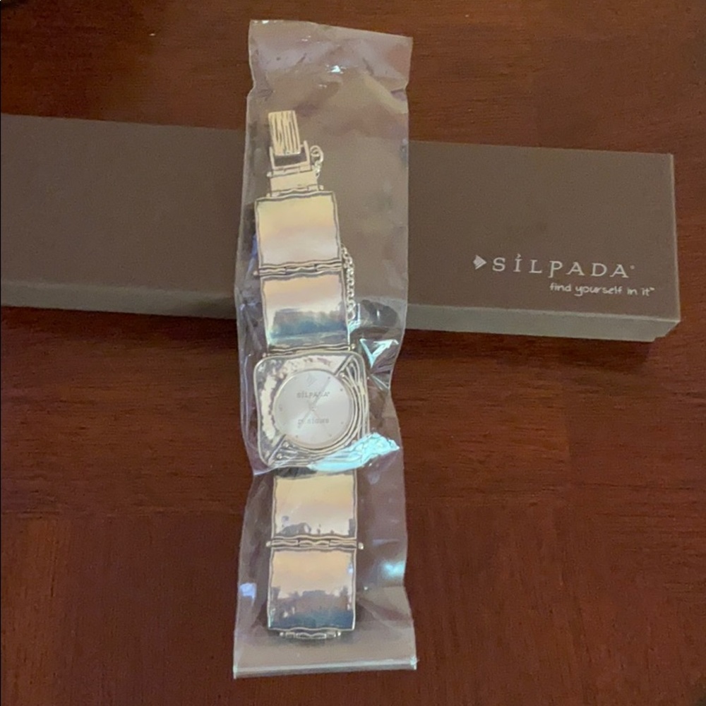 Silpada Sterling Silver Bracelet Watch